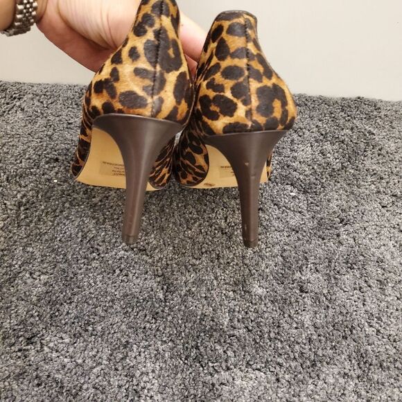 Sole society leopard print heels (size 7) - Picture 6 of 11